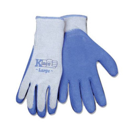Kinco 1791-L Latex Palm Gripping Gloves Blue/Gray Large 